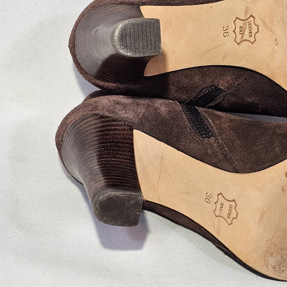 Alexandre Birman Suede Leather High Heel Ankle Boots Women's Size 36‎